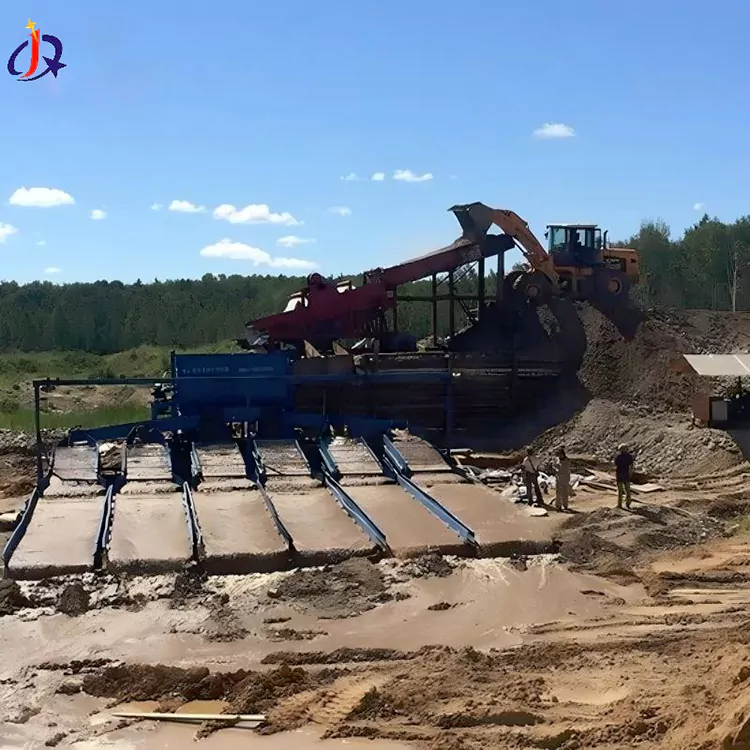 ମାଟି ଆଲୁଭିଆଲ୍ ସୁନା ଧୋଇବା ଉଦ୍ଭିଦ |